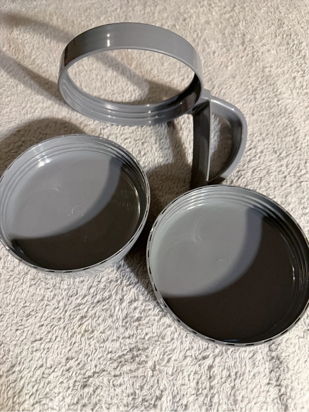 NutriBullet Replacement Cup Ring, Handle, And 2 Lids